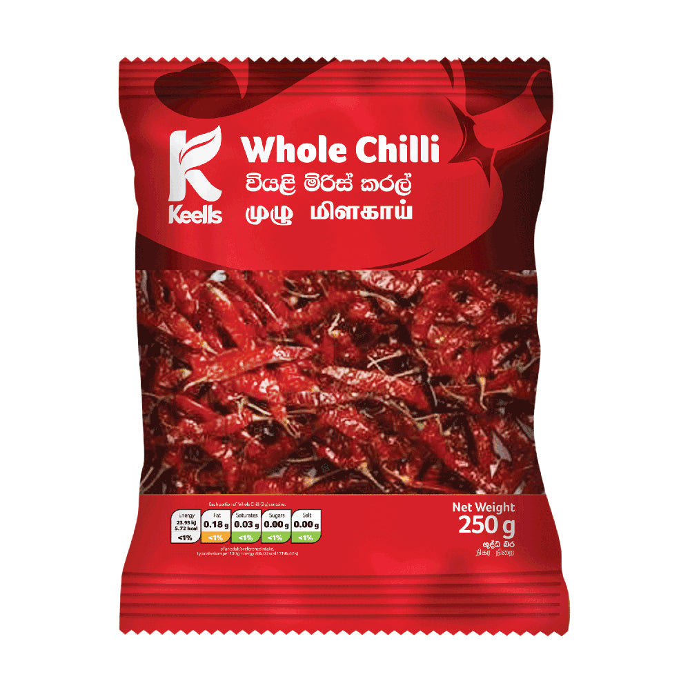 Keells Whole Chilli 250g