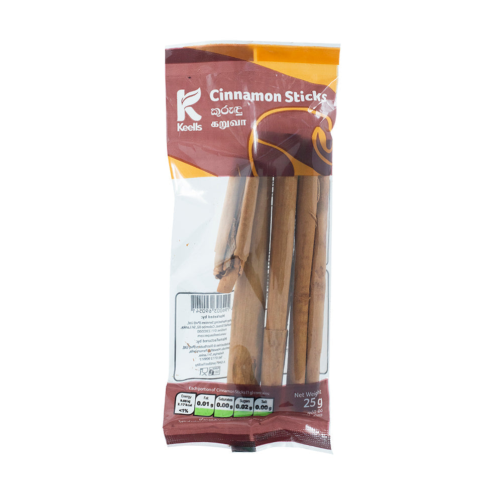 Keells Cinnamon Sticks 25g
