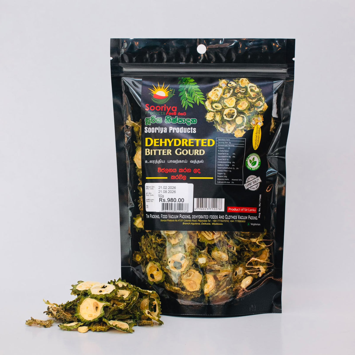 Dehydrated Bitter Gourd